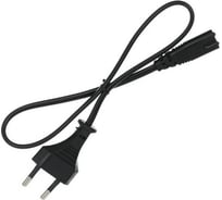 Кабель для аудио-видео техники Telecom IEC-320-C7--розетка 220V, 2-pin 0,5m черный TP228-0.5-B