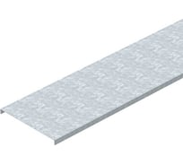 Крышка OBO Bettermann DLKS 100 FS, для лотков, B=100 мм, L=2000 мм, сталь, конвейерный цинк 6049150