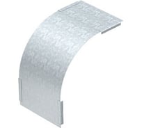 Крышка вертикальной внешней секции OBO Bettermann 90 DBV 60 300 F FS, B=300 мм, h=60 мм, сталь, конвейерный цинк 7130864