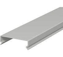 Крышка кабельного канала OBO Bettermann LKV 75 мм, ПВХ, серый 6178510