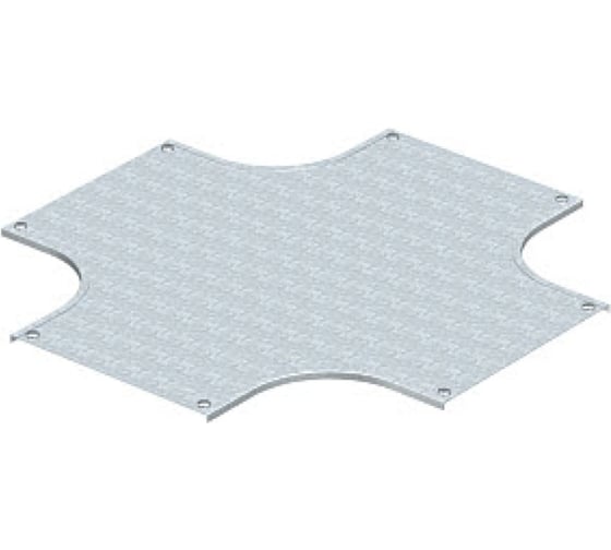 Крышка крестовой секции OBO Bettermann DFK 600 DD, для листовых лотков, B=600 мм, сталь, горячий цинк 7131194 1