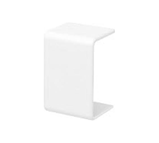 Накладка на стык кабель-каналов OBO Bettermann WDK 12x22 мм, ПВХ, белый (10 штук/упаковка) 6154042