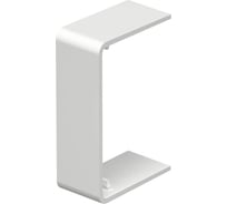 Накладка на стык кабель-каналов OBO Bettermann WDK 25x40 мм, ПВХ, белый (10 штук/упаковка) 6193560