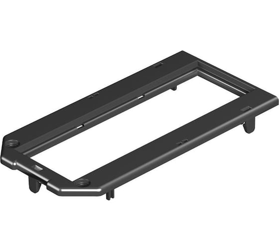 Накладка для электроустановочных изделий OBO Bettermann Modul45 147x76 мм (полиамид,черный) 7407360