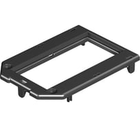 Накладка монтажной коробки OBO Bettermann GB2/3 2xModul45 104x76 мм (полиамид,черный) 7407268