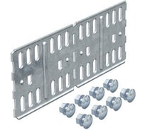 Соединитель OBO Bettermann RLVL 85 FT, продольный/угловой, для листовых лотков, L=200, сталь, горячий цинк 6067816