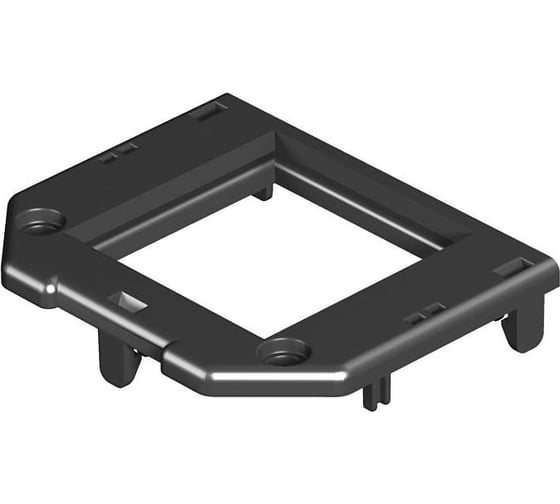 Накладка монтажной коробки OBO Bettermann GB2/3 1xModul45 61x76 мм (полиамид,черный) 7407264