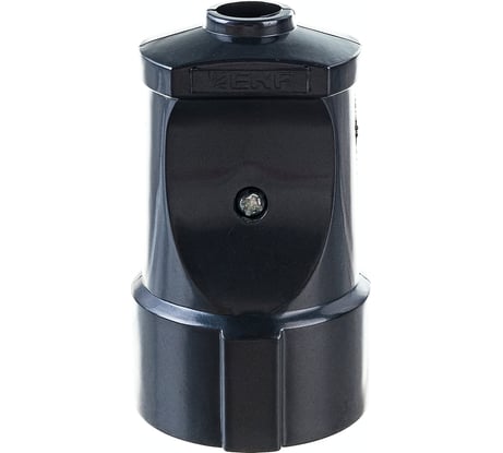 Штепсельное гнездо с заземлением EKF, черное 16А 250В ASG16-30