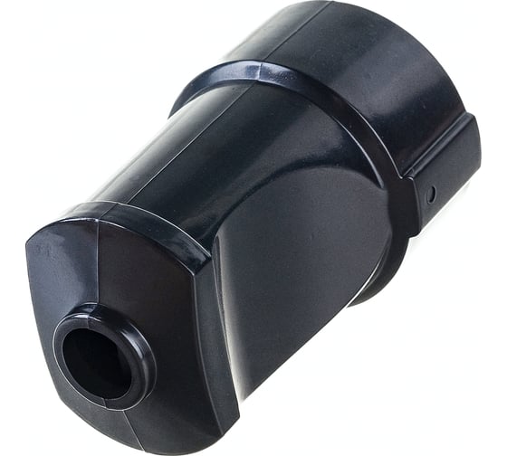 Штепсельное гнездо с заземлением EKF, черное 16А 250В ASG16-30