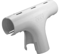 Т-образное соединение для труб Quick-pipe OBO Bettermann M16, цвет серый (10 шт/уп) 2153839