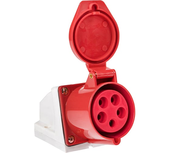 Стационарная наружная розетка EKF 125 3Р+РЕ+N 32А 380В IP44 PROxima ps-125-32-380