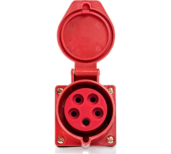 Стационарная наружная розетка EKF 125 3Р+РЕ+N 32А 380В IP44 PROxima ps-125-32-380