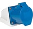 Розетка стационарная наружная EKF 133 2Р+РЕ 63А 220В IP67 ps-133-63-220 4