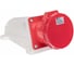 Стационарная наружная розетка EKF 135 3Р+РЕ+N 63А 380В IP67 ps-135-63-380 1