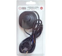 Шнур для бра DORI с напольным выключателем, 3,5м, черный 45984