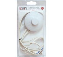 Шнур для бра DORI с напольным выключателем, 2м, белый 45953