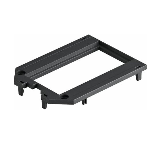 Накладка монтажной коробки OBO Bettermann UT3/4 для 2xModul45 104x76 мм (полиамид, черный) (10 штук/упаковка) 7408773 1