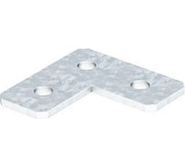 Соединительная пластина OBO Bettermann L-образная 90x90x40x5 мм (10 штук/упаковка) 1124653