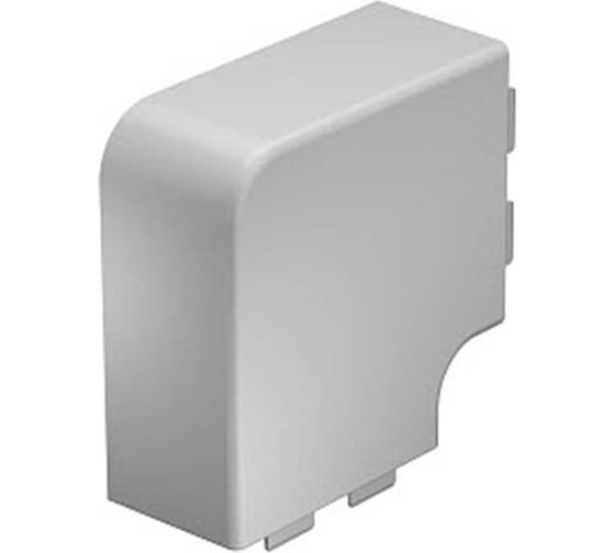 Угол плоский кабельного канала OBO Bettermann WDK 60x110 мм, ПВХ, светло-серый RAL 7035 (2 шт/уп) 6183425