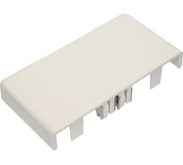 Заглушка торцевая кабельного канала OBO Bettermann Rapid 45-2, 53x100 мм, ПВХ, белый 6113110