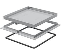Усиленная кассетная рамка OBO Bettermann RK SL2, 383x383x30 мм (напольный люк, нержавеющая сталь) класс нагрузки до 20 кН 7405960