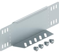 Переходник/концевик для листовых лотков OBO Bettermann RWEB 820 FS, B=200 мм, h=85 мм, сталь, конвейерный цинк 7110200