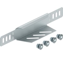 Переходник/концевик для листовых лотков OBO Bettermann RWEB 330 FS, B=300 мм, h=35 мм, сталь, конвейерный цинк 7108311