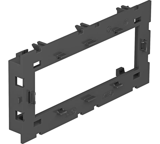Суппорт тройной монтажный OBO Bettermann 3хModul45 71MT3 45-2 (для рамки AR45) полиамид, серый (5 шт/уп) 6288574