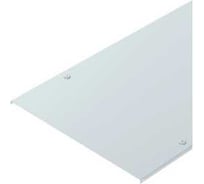 Крышка с фиксаторами OBO Bettermann DRL 075 FS, для лотков, B=75 мм, L=3000 мм, сталь, конвейерный цинк 6052029