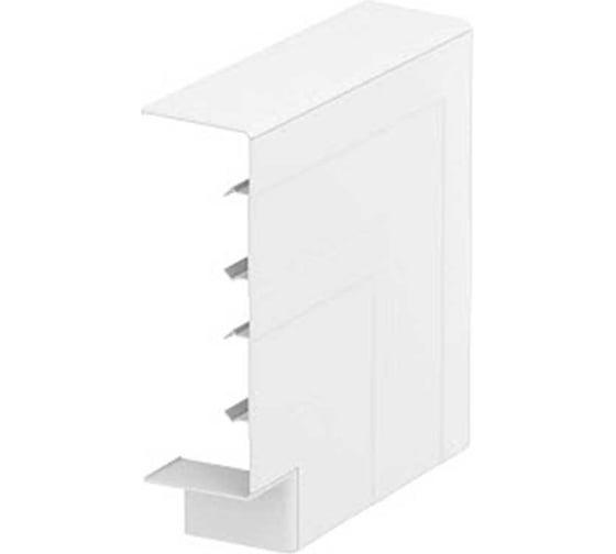 Угол плоский кабельного канала OBO Bettermann Rapid 45-2, 53x165 мм, ПВХ, белый 6113460 1