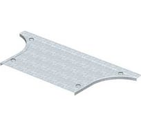 Крышка Т/Х-образной секции OBO Bettermann DFAA 600 FS, для листовых лотков, B=600 мм, сталь, конвейерный цинк 7128525