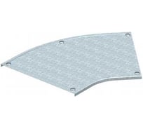 Крышка угловой секции 45 OBO Bettermann DFB 45 400 DD, для листовых лотков, B=400 мм, сталь, горячий цинк 7131879