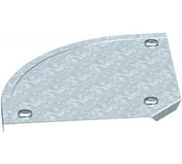 Крышка угловой секции 90 OBO Bettermann DFB 90 100 DD, для листовых лотков, B=100 мм, сталь, горячий цинк 7130511
