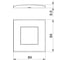 Рамка одинарная OBO Bettermann 1хModul45 (для ЭУИ 45x45 мм), 84x84 мм, белая (для 6288569 и 6288572) 6119322 2