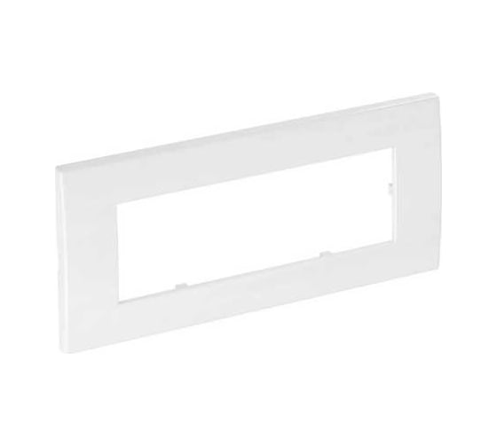 Рамка тройная OBO Bettermann 3хModul45 (для ЭУИ 45x135 мм) 84x185 мм, белая (для 6288579 и 6288574) 6119372