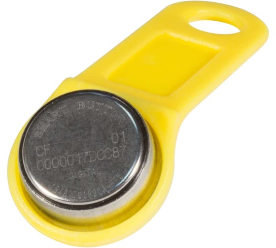 Ключ Tantos TM1990A iButton TS жёлтый Touch Memory TM1990A-F5 с 00-00068833