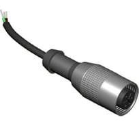 Соединитель кабельный, Розетка, прямой с кабелем, Пластик 3-PIN IP67 ТЕКО CS S27-2 кабель 2 м, 250 AC/DC,NO/NC 00-00023120