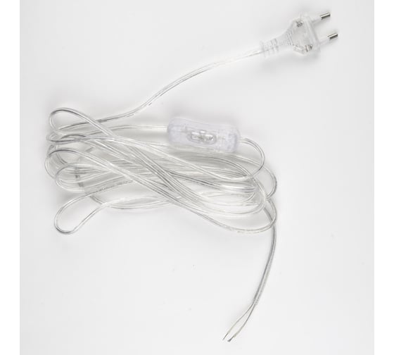 Сетевой шнур Uniel UCX-C12/01A-450 CLEAR UL-00007235