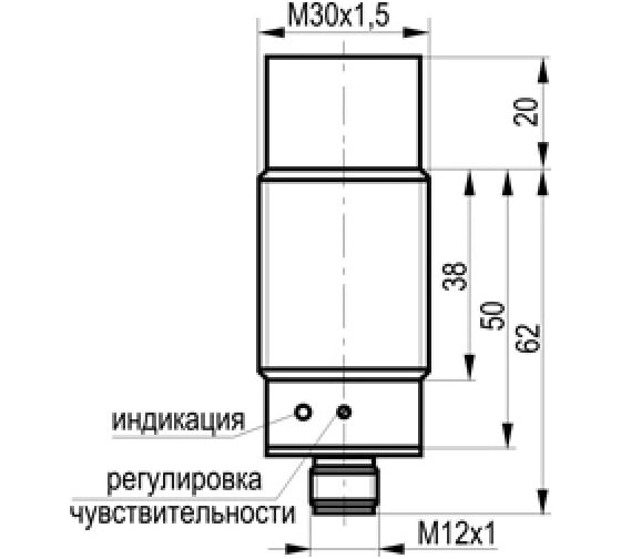 Емкостной датчик ТЕКО CSN EC8A5-43P-20-LZS4 00-00031567