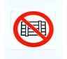 ЗнакОФИСМАГбезопасности"Запрещаетсязагромождатьпроходы",комплект10шт,200x200мм,пленка,P12,шк83088610987