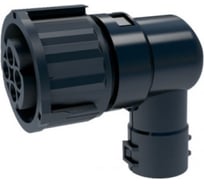 Соединитель ТЕКО CS 7019.1 Розетка, Угловой под обжим, Пластик 4-PINIP67250 AC/DC NO/NC, 00-00039163