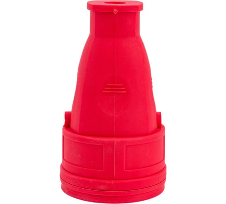 Переносная розетка SVET РА 16-005 УХЛ3, каучук, без крышки, цвет - красный SV0303-0003