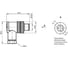 Соединитель к датчикам ТЕКО CP S255L-3 (PG7) 07-00043165 2