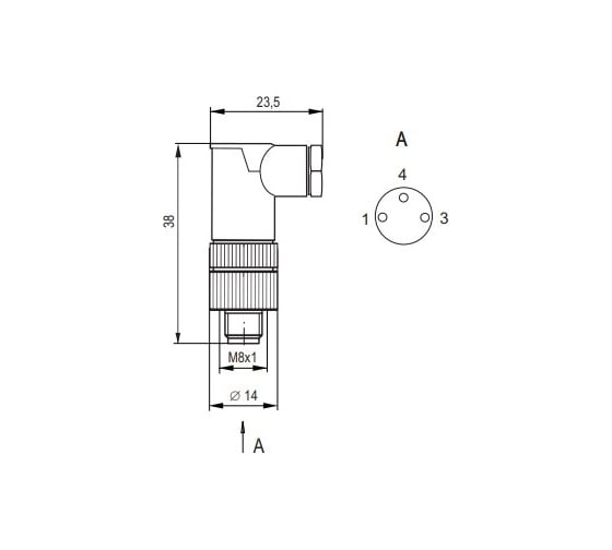 Соединитель к датчикам ТЕКО CP S491R-1 08-00000272