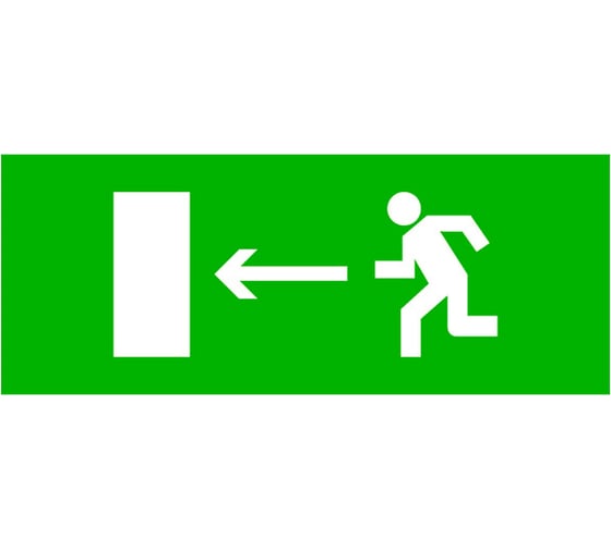 Пиктограмма EKF Направление налево, 320х120мм, для EXIT, SAFEWAY-40 pkal-01-03 1