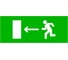 Пиктограмма EKF Направление налево, 320х120мм, для EXIT, SAFEWAY-40 pkal-01-03 1