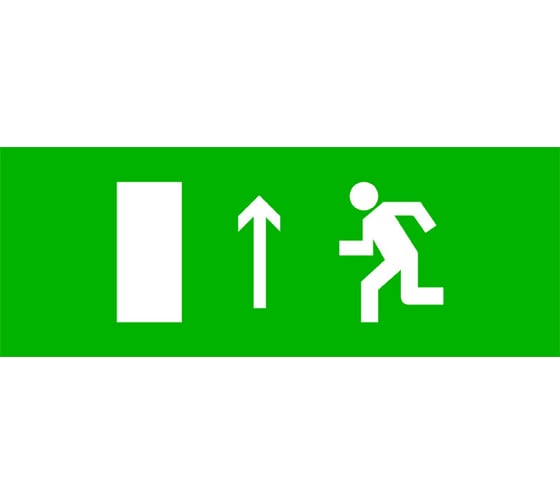 Пиктограмма EKF Направление прямо, 320х120мм, для EXIT, SAFEWAY-40 pkal-01-05 1