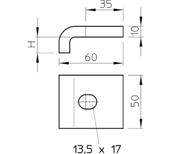 Крепежный уголок OBO Bettermann 6355250