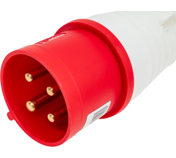 Вилка 024 переносная Texenergo 3P+PE 32А 380В IP44 SE024-032Q