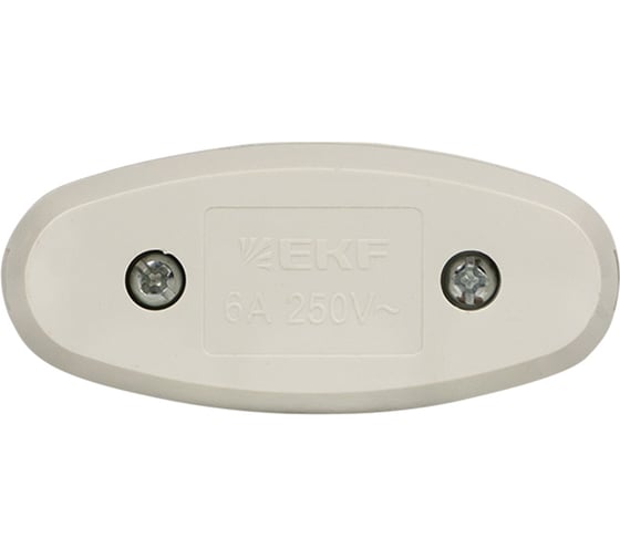Переключатель бра EKF белый, 6А 250В PROxima APB6-10